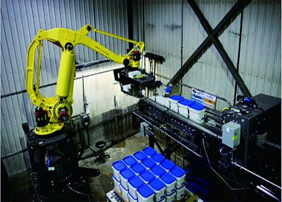Chiny Roboty poziome / Robotic System paletyzacji Single Column For Big Bags / Beczki dostawca